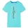 Aqua színű rövid ujjú gyerekpóló 116