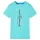 Aqua színű rövid ujjú gyerekpóló 140