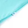 Aqua színű rövid ujjú gyerekpóló 140