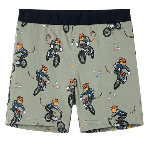 Világos keki rövid ujjú gyerekpizsama 92