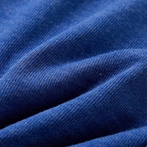 Kék melange gyerekrövidnadrág húzózsinórral 116