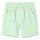 Élénkzöld gyerekrövidnadrág húzózsinórral 128
