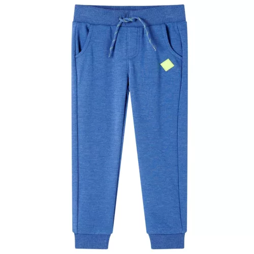 Kék melange gyerek melegítőnadrág 128