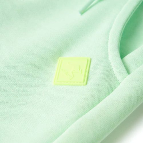 Élénkzöld gyerek melegítőnadrág 104