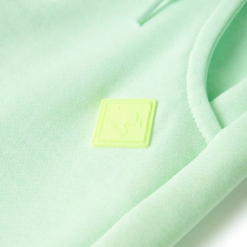 Élénkzöld gyerek melegítőnadrág 140