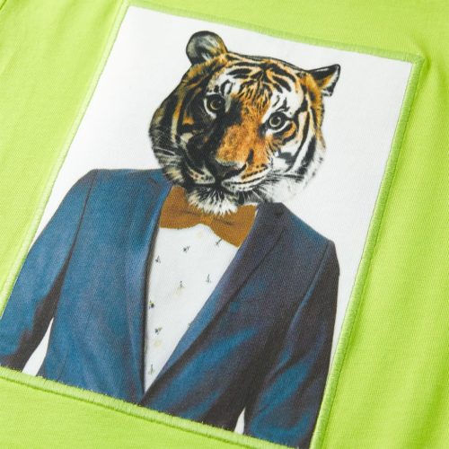 Lime színű rövid ujjú gyerekpóló 116