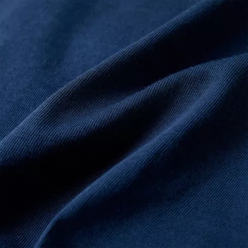 Sötétkék rövid ujjú gyerekpóló 128