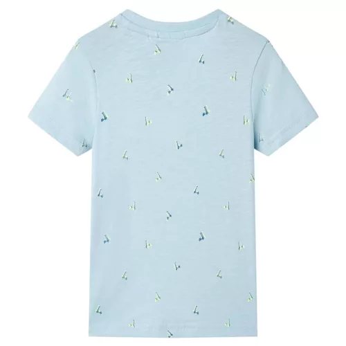 Világoskék gyerekpóló 140