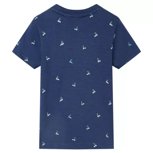 Sötétkék gyerekpóló 128