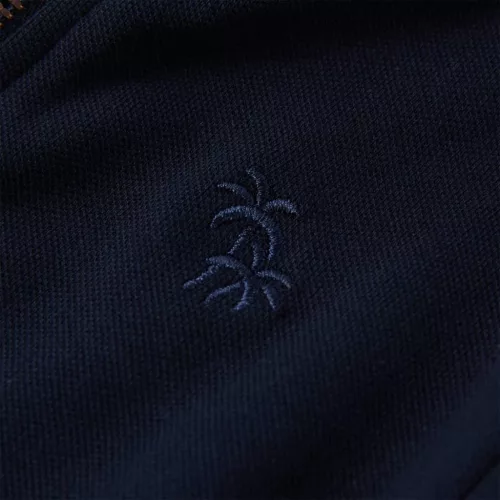 Tengerészkék gyerekpulóver cipzárral 104