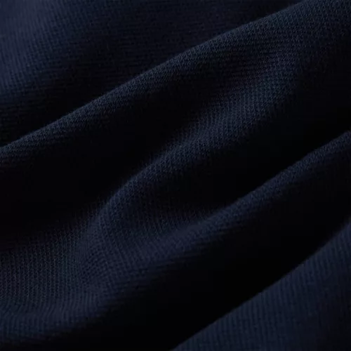 Tengerészkék gyerekpulóver cipzárral 116