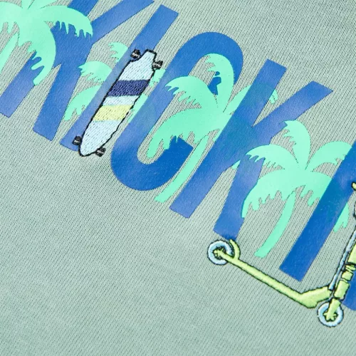 Világos keki gyerekpulóver 128