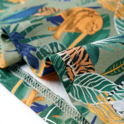 Többszínű rövid ujjú gyerekpóló 116