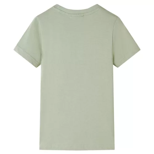 Világos keki rövid ujjú gyerekpóló 104