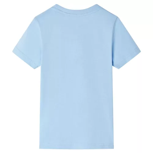 Világoskék rövid ujjú gyerekpóló 104