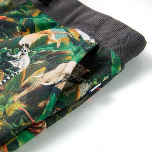 Benzin színű gyerekrövidnadrág húzózsinórral 104