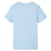 Halványkék melange gyerekpóló 104