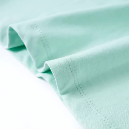 Világosmenta színű gyerekpóló 128