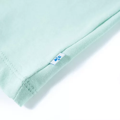 Világosmenta színű gyerekpóló 140