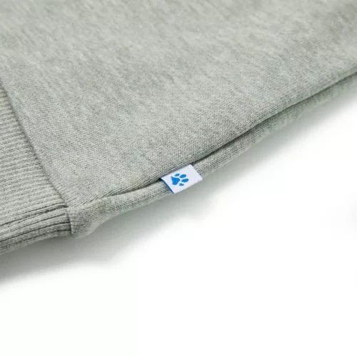 Világos keki melange gyerekpulóver 104