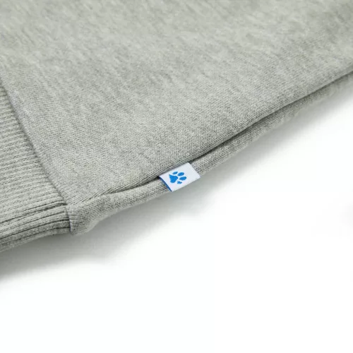 Világos keki melange gyerekpulóver 116