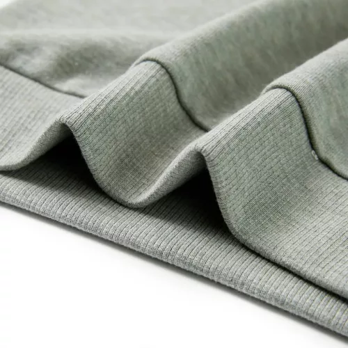 Világos keki melange gyerekpulóver 116