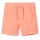 Neon narancssárga gyerekrövidnadrág húzózsinórral 140