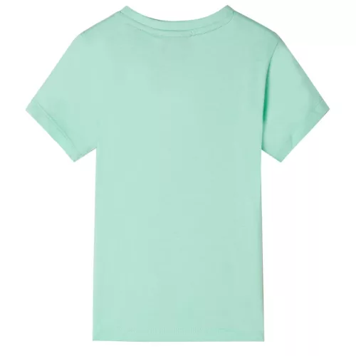 Világoszöld rövid ujjú gyerekpóló 116