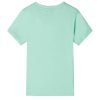 Világoszöld rövid ujjú gyerekpóló 128
