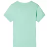 Világoszöld rövid ujjú gyerekpóló 140