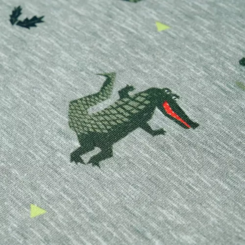 Világos keki melange gyerekpulóver 116