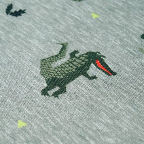 Világos keki melange gyerekpulóver 128