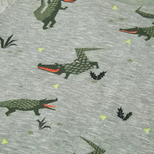 Világos keki melange gyerekpóló 116