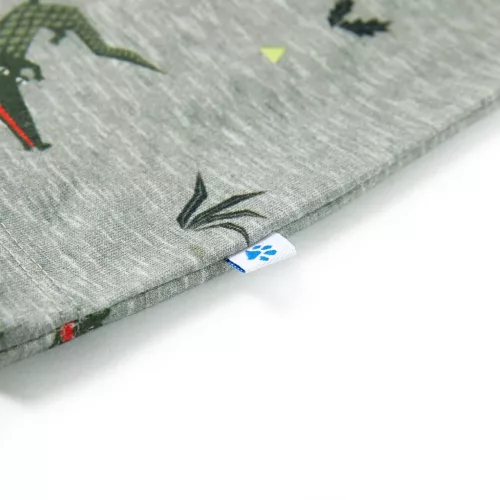 Világos keki melange gyerekpóló 128