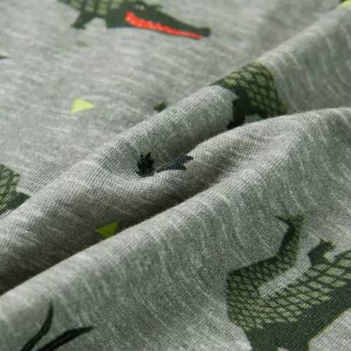 Világos keki melange gyerekpóló 128