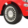 VID piros ráülős Fiat 500 játékautó