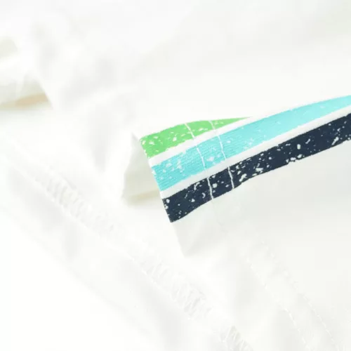 Ekrü színű rövid ujjú gyerekpóló 140