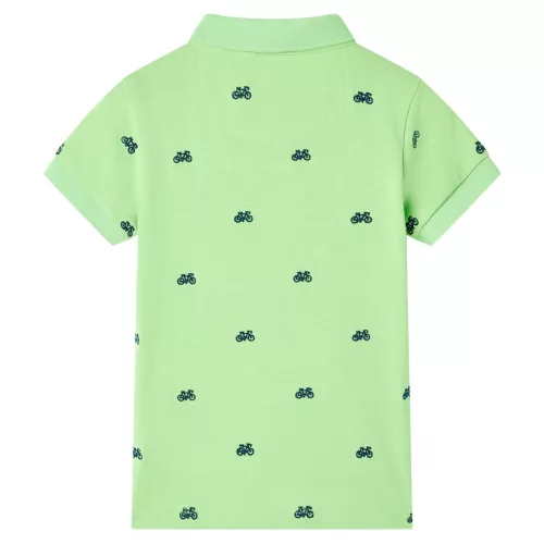 Neon zöld gyerekpólóing 104