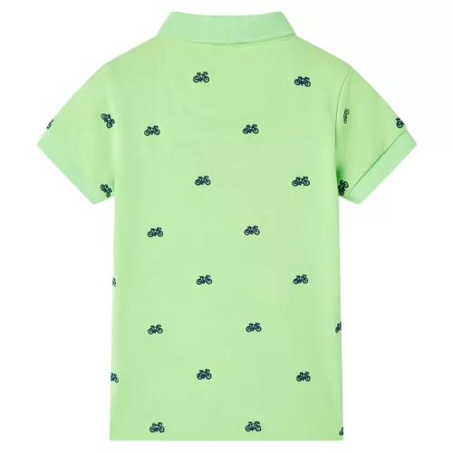 Neon zöld gyerekpólóing 128