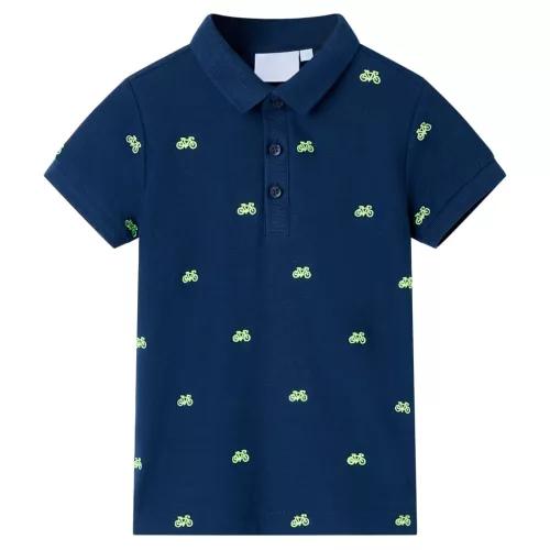 Tengerészkék gyerekpólóing 92