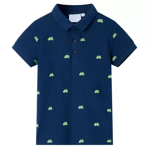 Tengerészkék gyerekpólóing 128