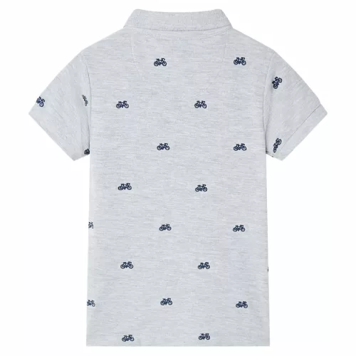 Szürke melange gyerekpólóing 92