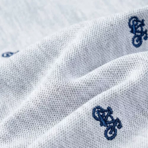 Szürke melange gyerekpólóing 92