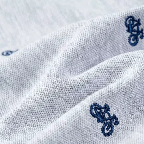 Szürke melange gyerekpólóing 104