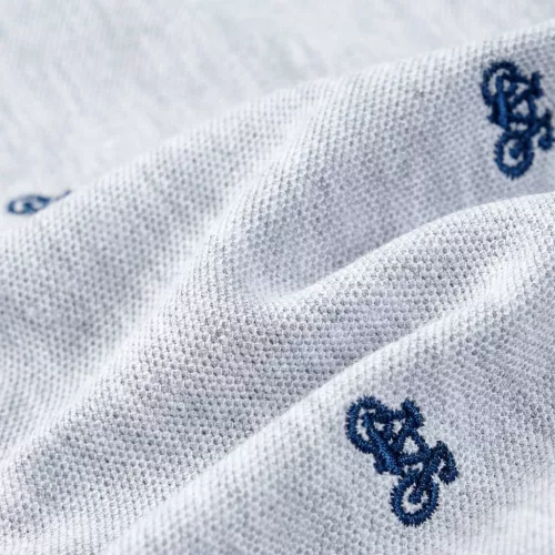 Szürke melange gyerekpólóing 116