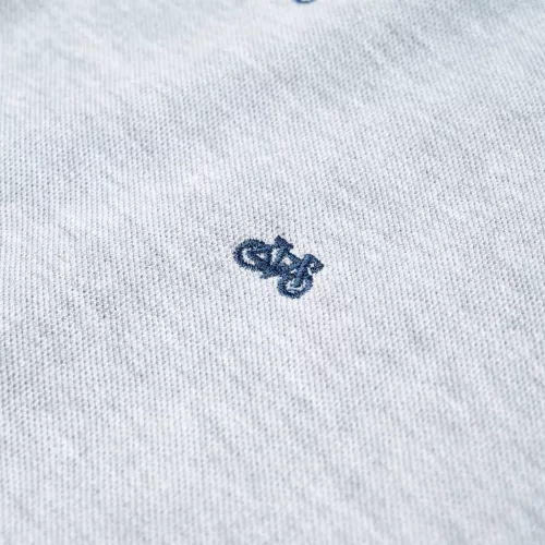 Szürke melange gyerekpólóing 128