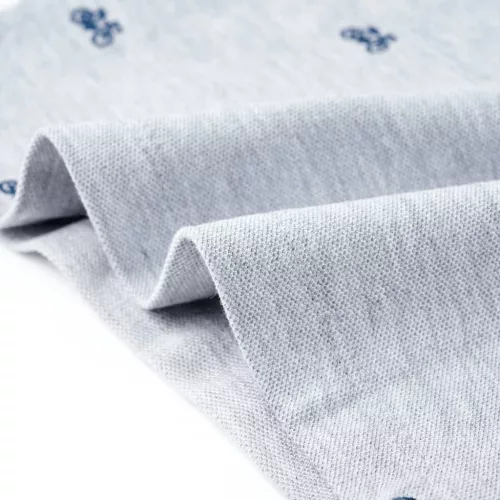 Szürke melange gyerekpólóing 128