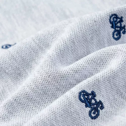 Szürke melange gyerekpólóing 128