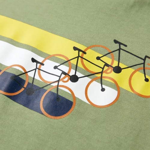 Világos keki rövid ujjú gyerekpóló 140