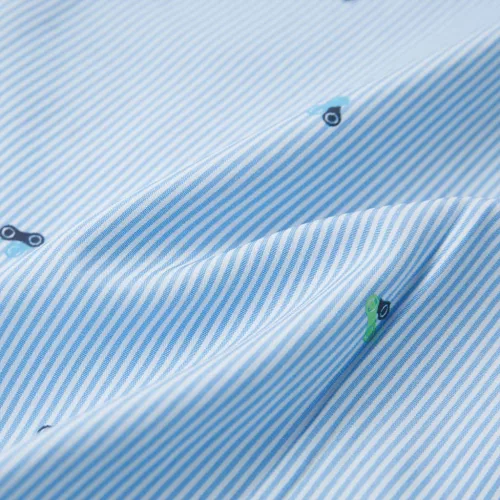 Világoskék gyerekpólóing 128